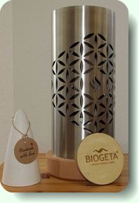 Der BIOGETA® FM Biofeldformer, der Bio-Wafer und der Energiekegel